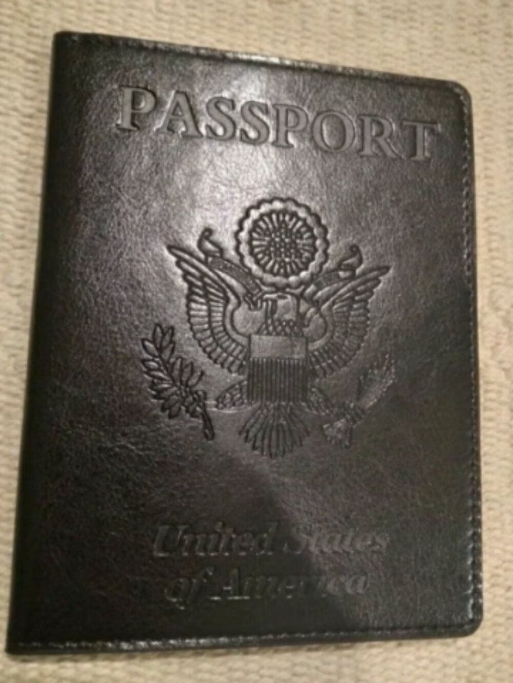 Passport Cover Black